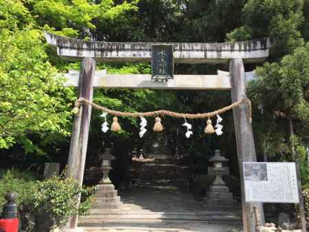 水度神社石の鳥居 2016.4.19