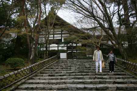 龍安寺の石段