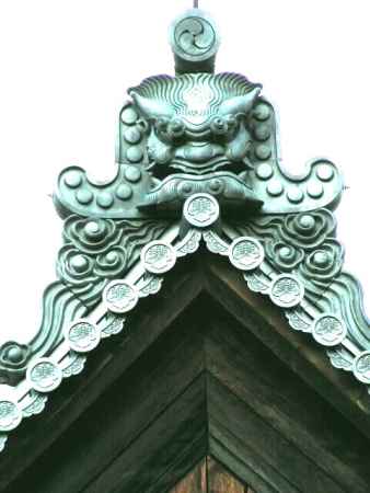 金閣寺の鬼瓦