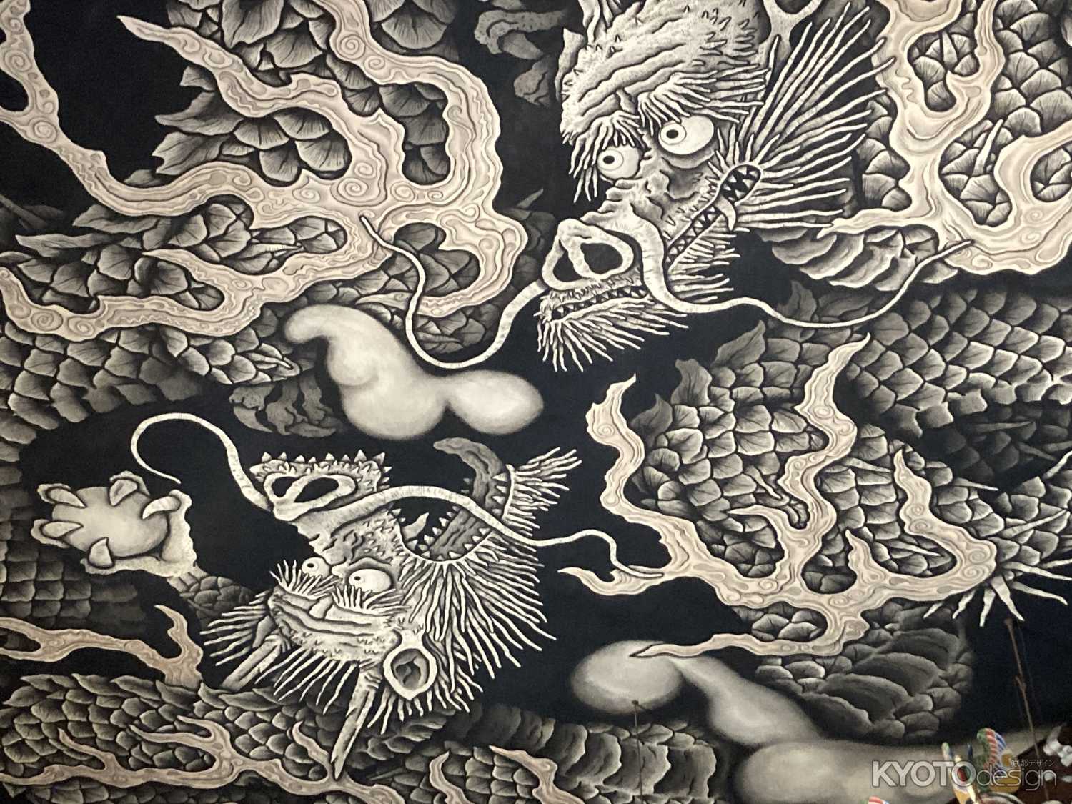 建仁寺法堂　天井の龍