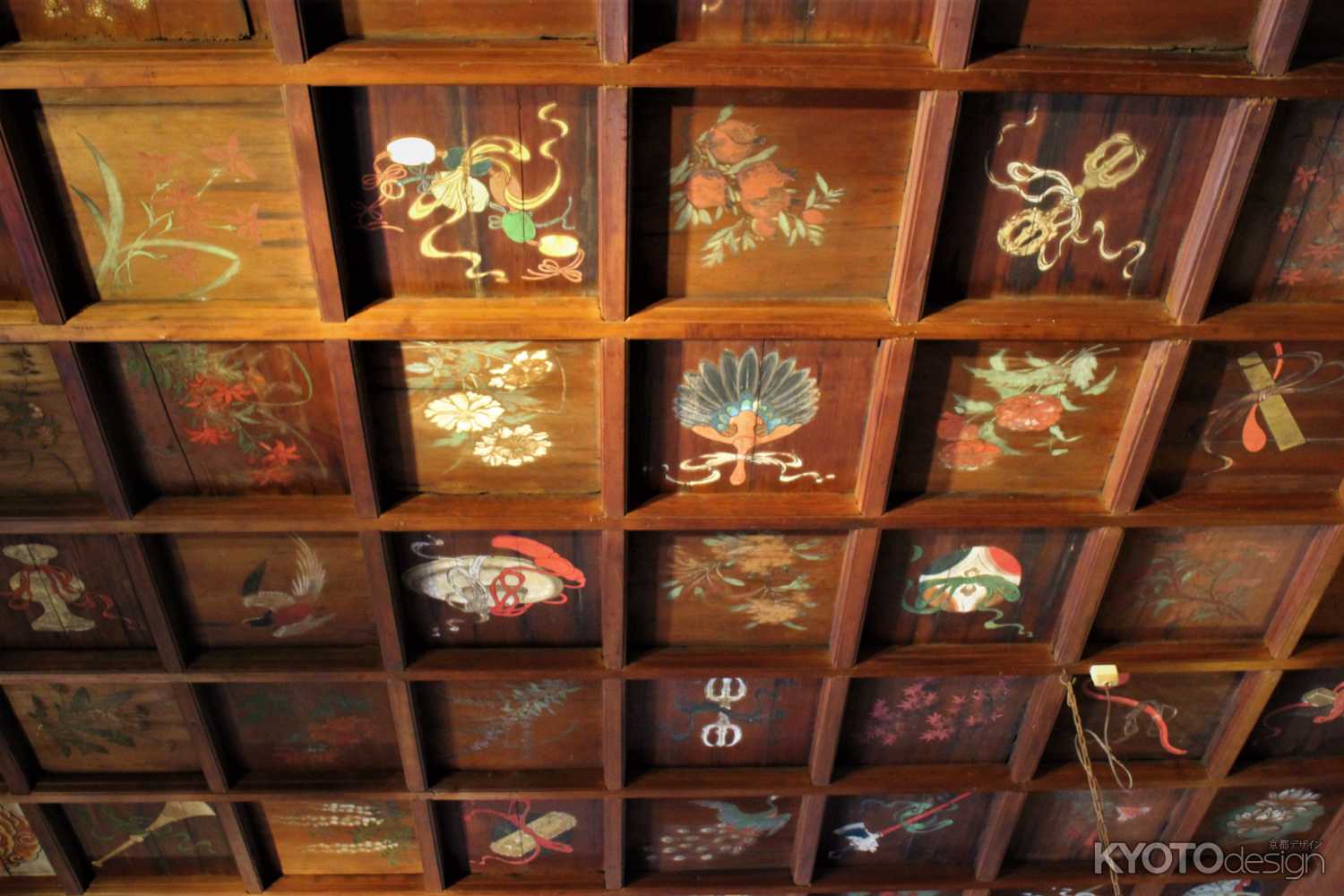 大覚寺花の天井